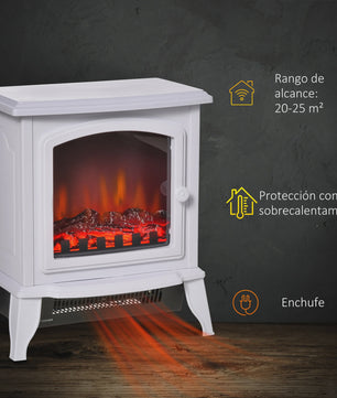 Decoratieve Elektrische Sfeerhaard met Thermostaat en Oververhittingsbeveiliging - 20-25m²