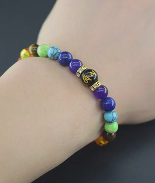 7 Chakra Armband Natuursteen - Helende Kristallen voor Mannen & Vrouwen
