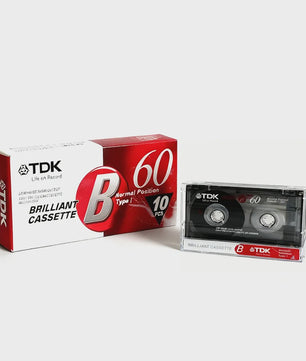 5x Cassettebandjes 60 Minuten - Blank Audio Tape voor Muziek & Spraak