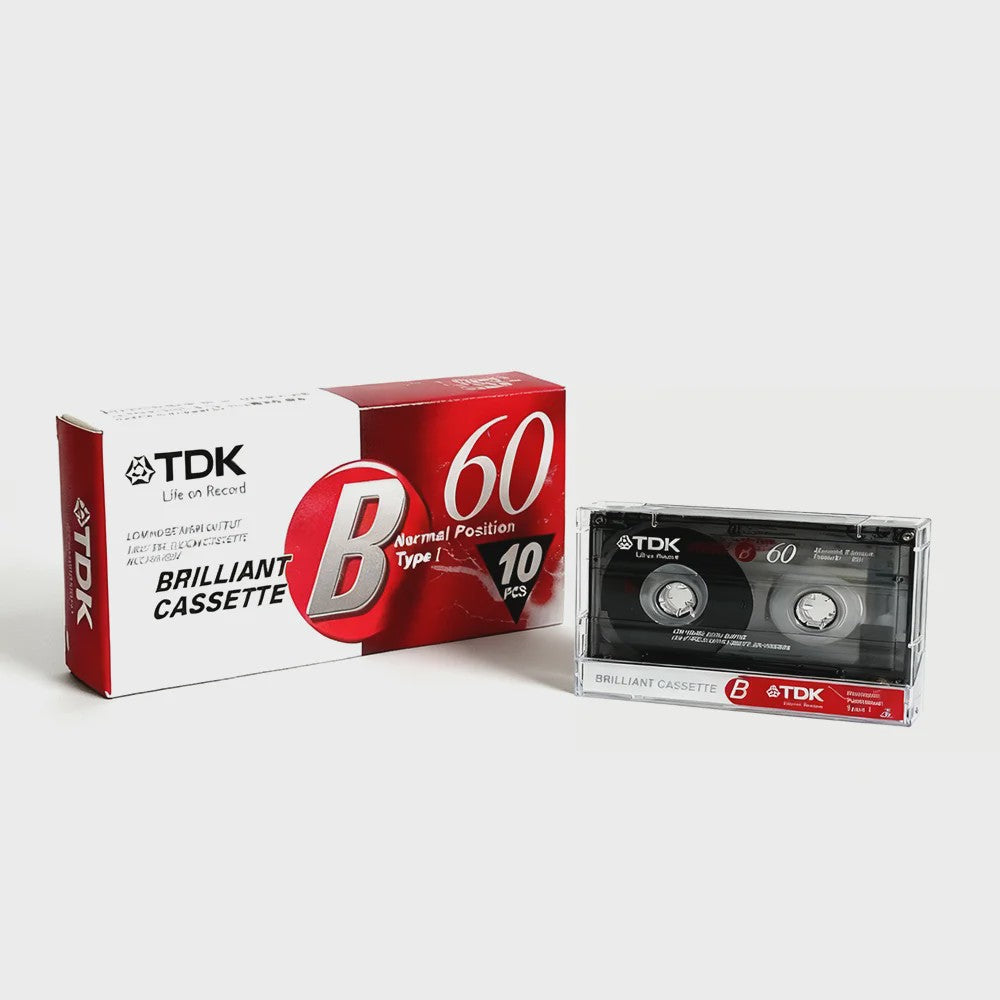 5x Cassettebandjes 60 Minuten - Blank Audio Tape voor Muziek & Spraak