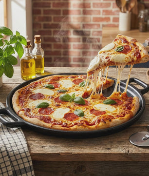 Gietijzeren Koekenpan - Anti-aanbak Pizza, Pannenkoek & Steak Pan