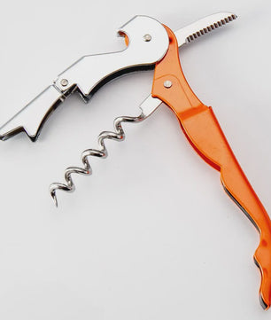 Roestvrijstalen Multifunctionele Kurkentrekker & Flesopener - Zilverkleurig