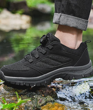 Herenschoenen Outdoor Wandelschoenen met Draaibare Gesp - Antislip & Comfortabel