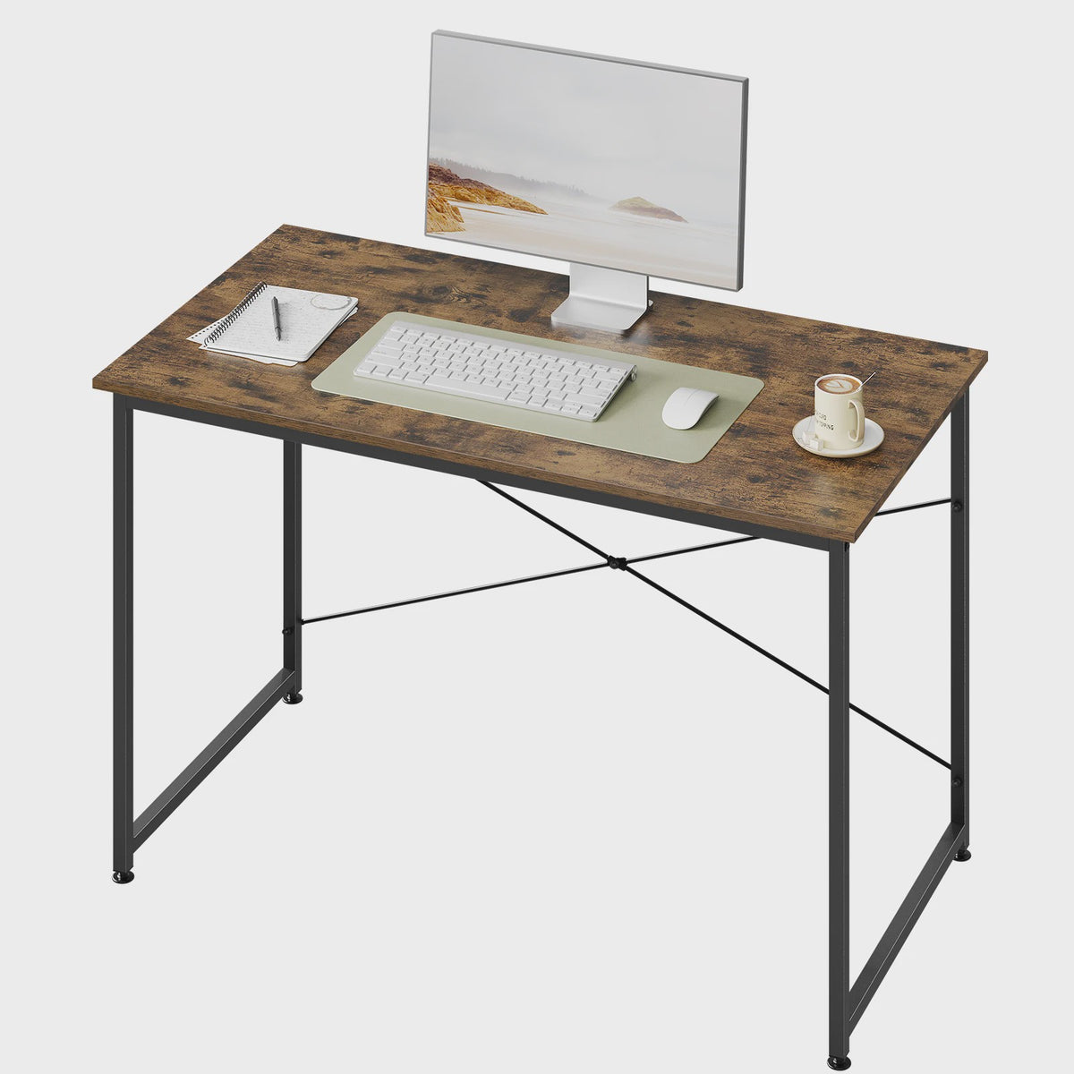 Moderne Metalen Bureau - Computer, Werk, Studie & Gaming Tafel