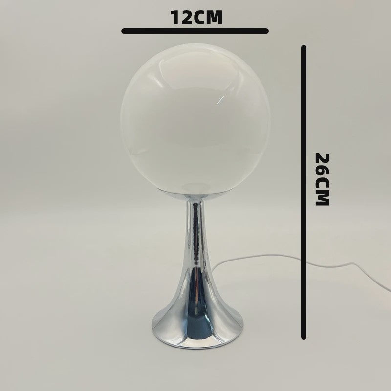 Glazen Bol Tafellamp Nordic Design - Sfeervolle Verlichting met 3 Kleurtemperaturen