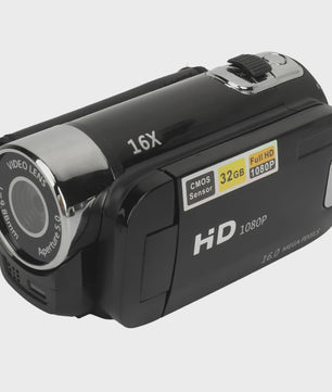 HD Digitale Camera 1080P Camcorder met 16MP, 16x Zoom, Draaibaar Scherm & Vullicht