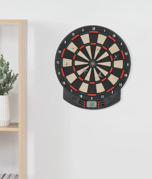 Elektronisch Dartbord met Automatische Score - 26 Spellen, 8 Spelers, Inclusief 6 Darts