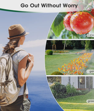 Insoma Slimme Sproeitimer 2-Zone - Automatische Tuinirrigatie met IPX5 Waterdichtheid