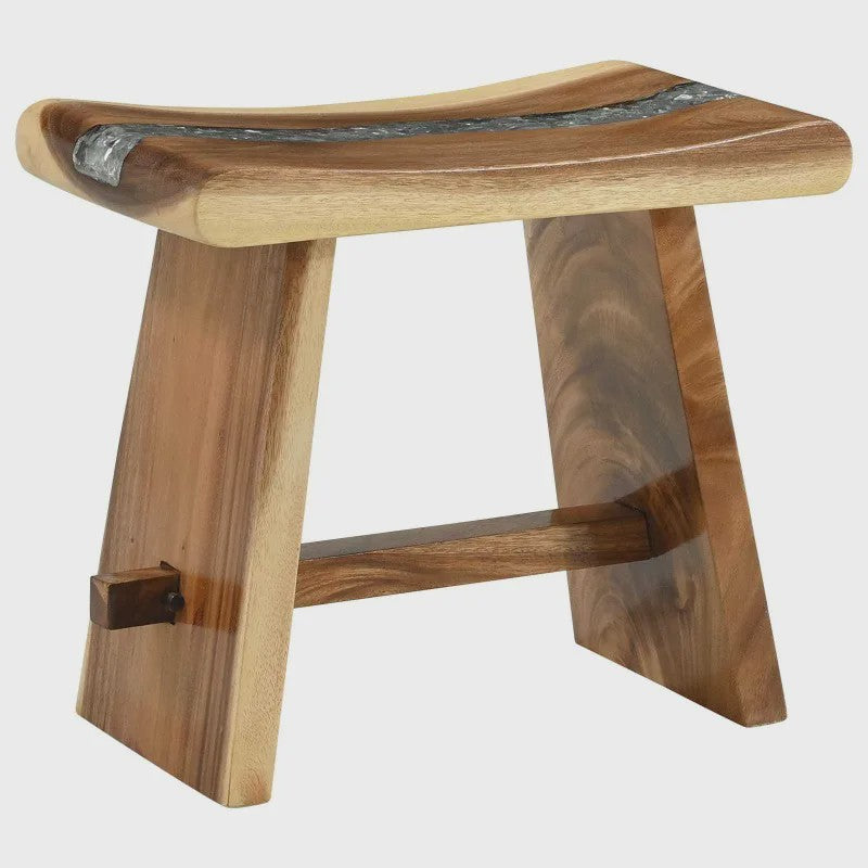 Douchekruk Massief Suar Hout - Natuurlijk Design 50 x 30 x 44 cm