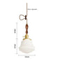 Japanse Glazen Hanglamp – Minimalistisch Nordic Design – LED E27 – Verstelbaar Snoer 200 cm – Sfeervolle Interieurverlichting