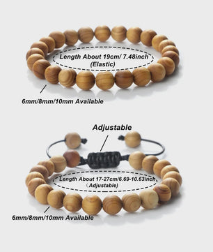 Houten Kralen Armband Sandelhout - Tibetaans Boeddha Meditatie & Gebedssieraad