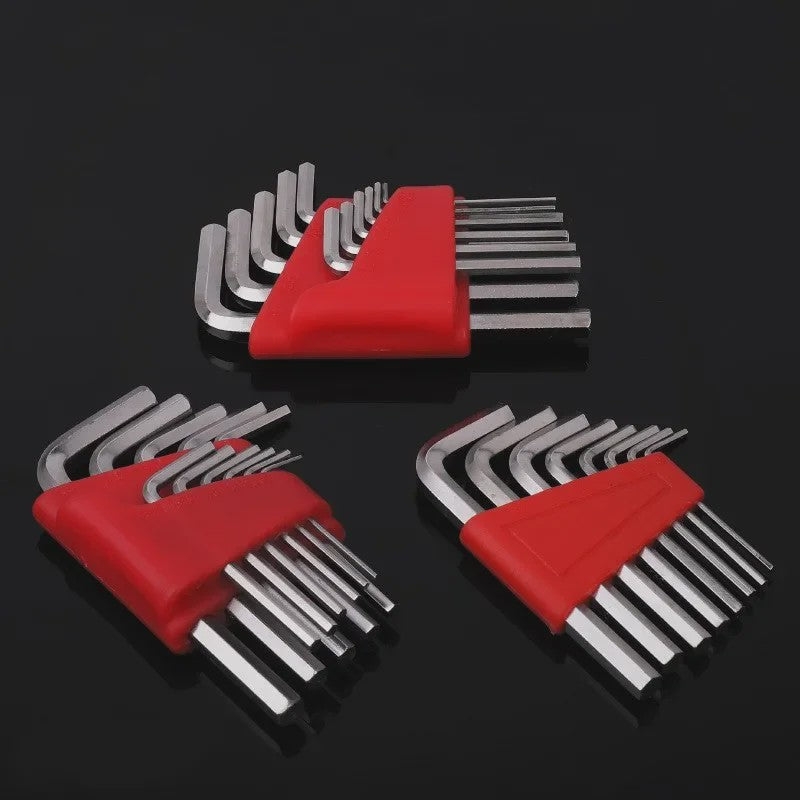 Set Inbussleutels (5, 8 of 11 Delig) - Metrisch, Korte Arm, Gereedschap voor Auto & Huis