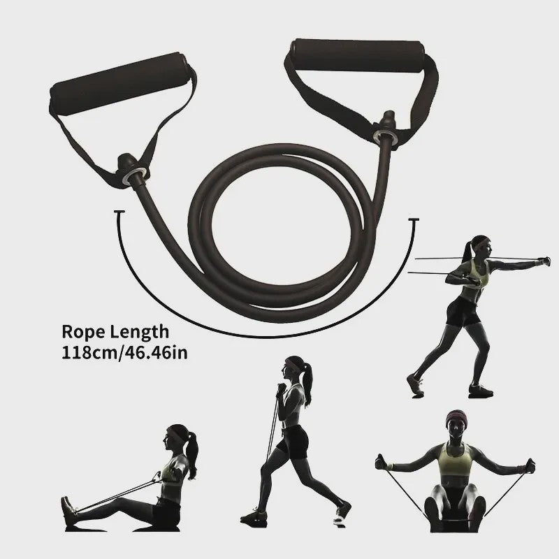 Professionele Weerstandsbanden met Handvatten - Krachttraining voor Mannen & Vrouwen Thuis