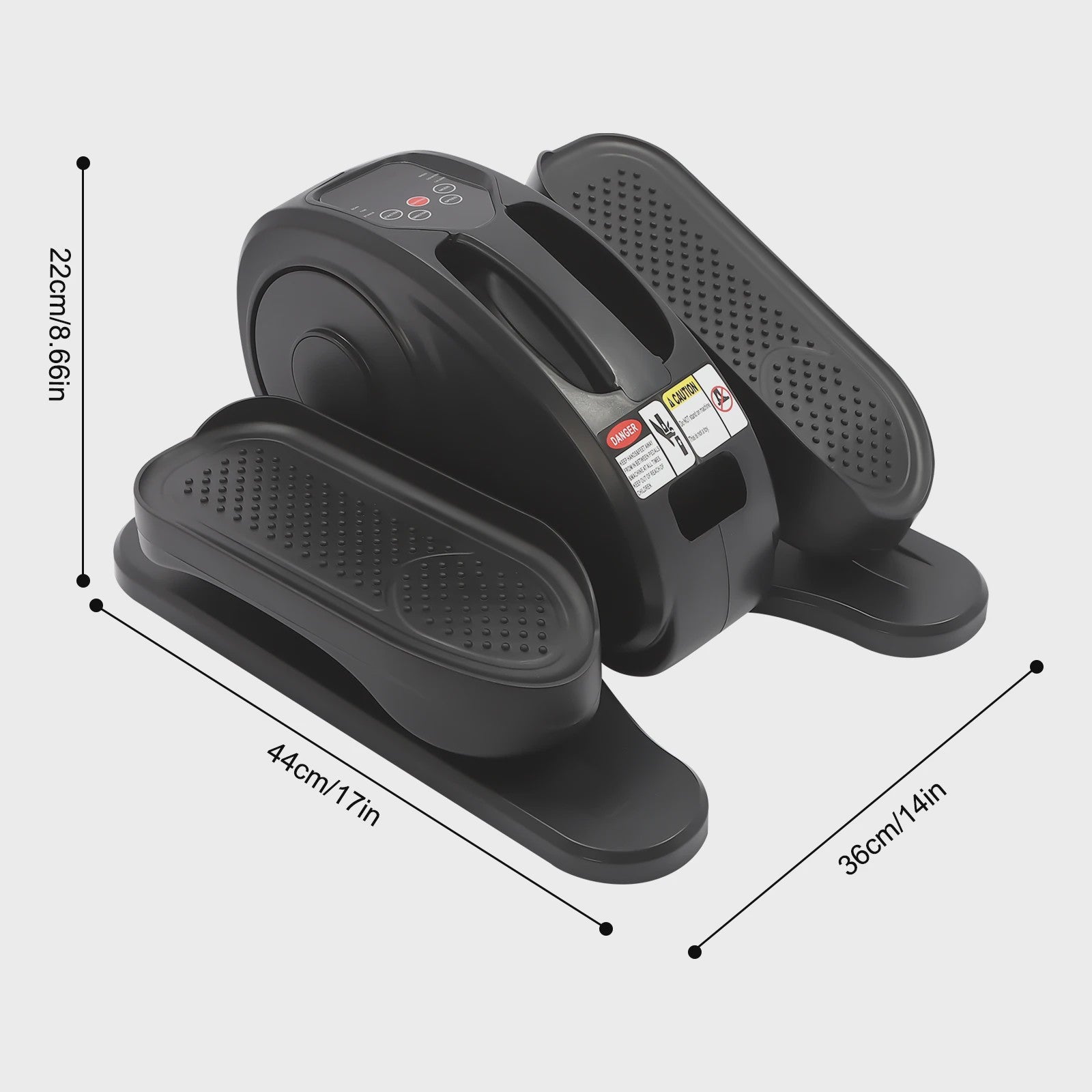 Elektrische Mini Stepper met Afstandsbediening - Compact Fitnessapparaat voor Onder het Bureau