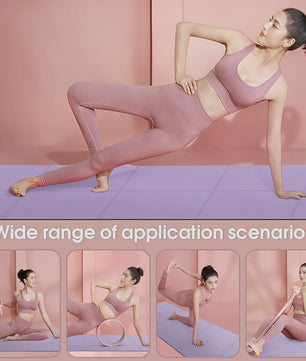 Opvouwbare Yogamat van EVA - Eco-vriendelijk, Draagbaar & Antislip voor Yoga, Pilates & Fitness - Diverse Diktes (3/4/6mm)