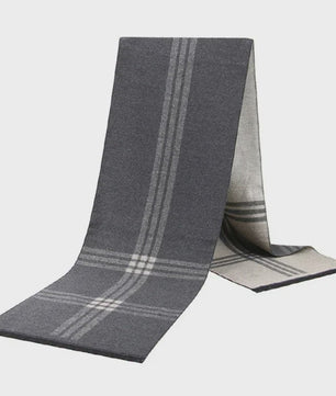 Luxe Wollen Plaid Sjaal voor Heren - Warm & Stijlvol