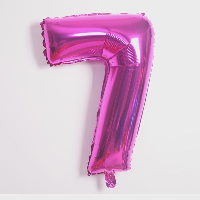40 Inch Folie Cijfer Ballonnen - Goud, Zilver, Blauw, Zwart, Rood - Feestdecoratie