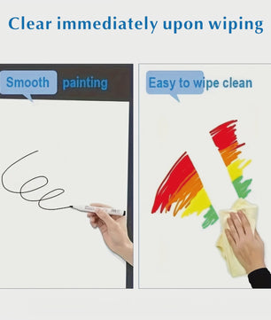 Zelfklevende Magnetische Whiteboard Sticker - Uitwisbaar & Flexibel voor Kantoor en Klaslokaal