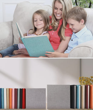 Linnen Fotoalbum Zelfklevend - DIY Scrapbook voor 2x3 tot 8x10 Inch Foto's