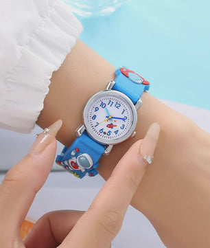 Kinderhorloge Cartoon Astronaut & UFO - Quartz Polshorloge