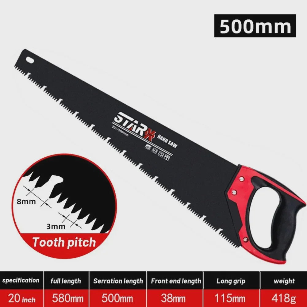 Heavy Duty Handzaag met Extra Lang Zaagblad - 16, 18 of 20 Inch - Voor Hout, Bamboe & Plastic