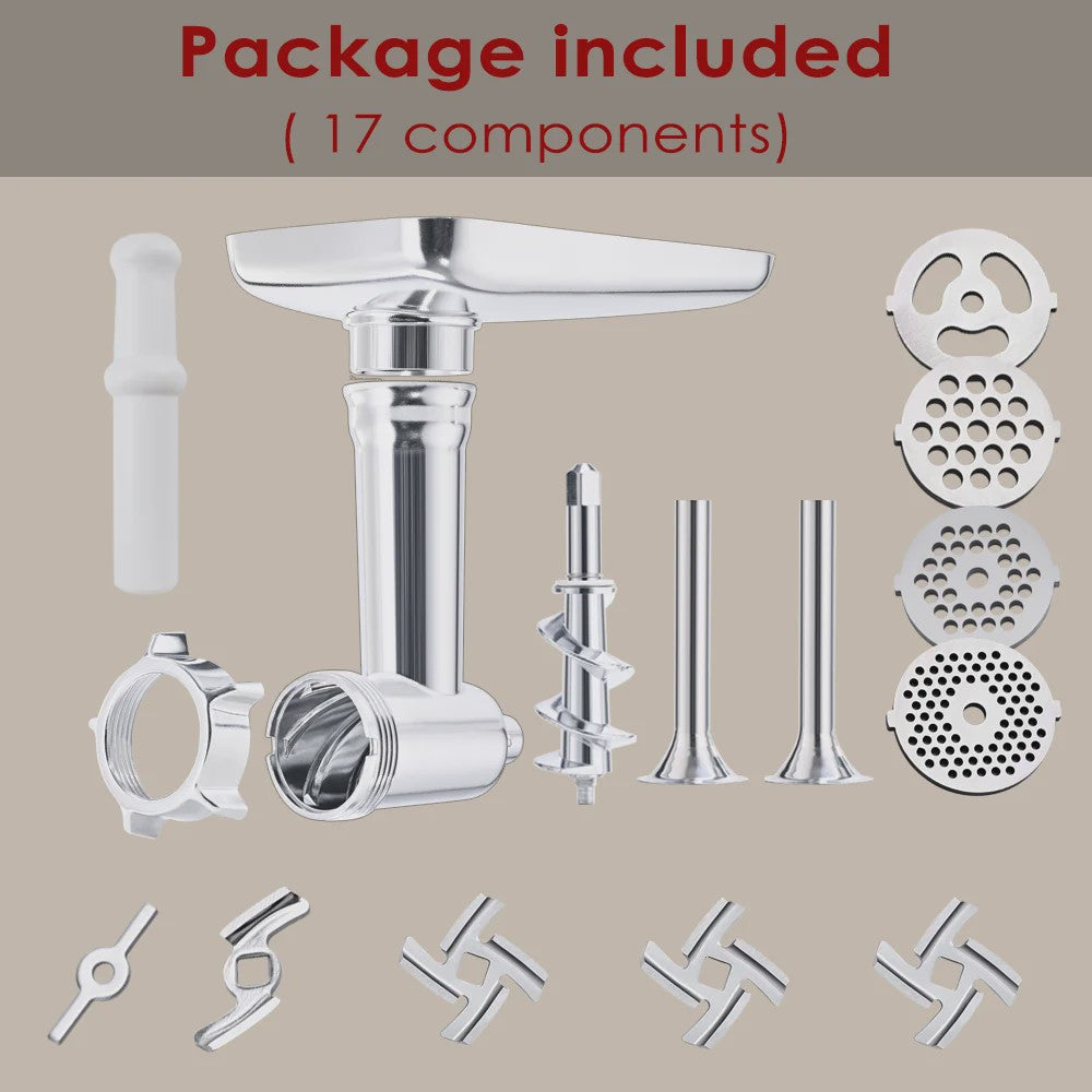 Metal Food Grinder & Sausage Stuffer Opzetstuk voor KitchenAid Standmixers