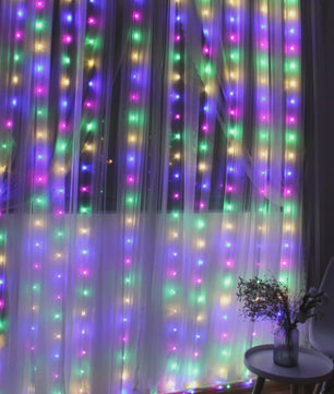 LED Gordijn Slinger Verlichting 3Mx1M/2M/3M - USB Fairy Lights met Afstandsbediening
