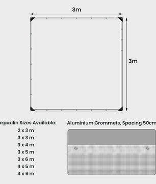 Waterdichte UV-bestendige Tarpaulin Beschermhoes - Scheurvast en Duurzaam