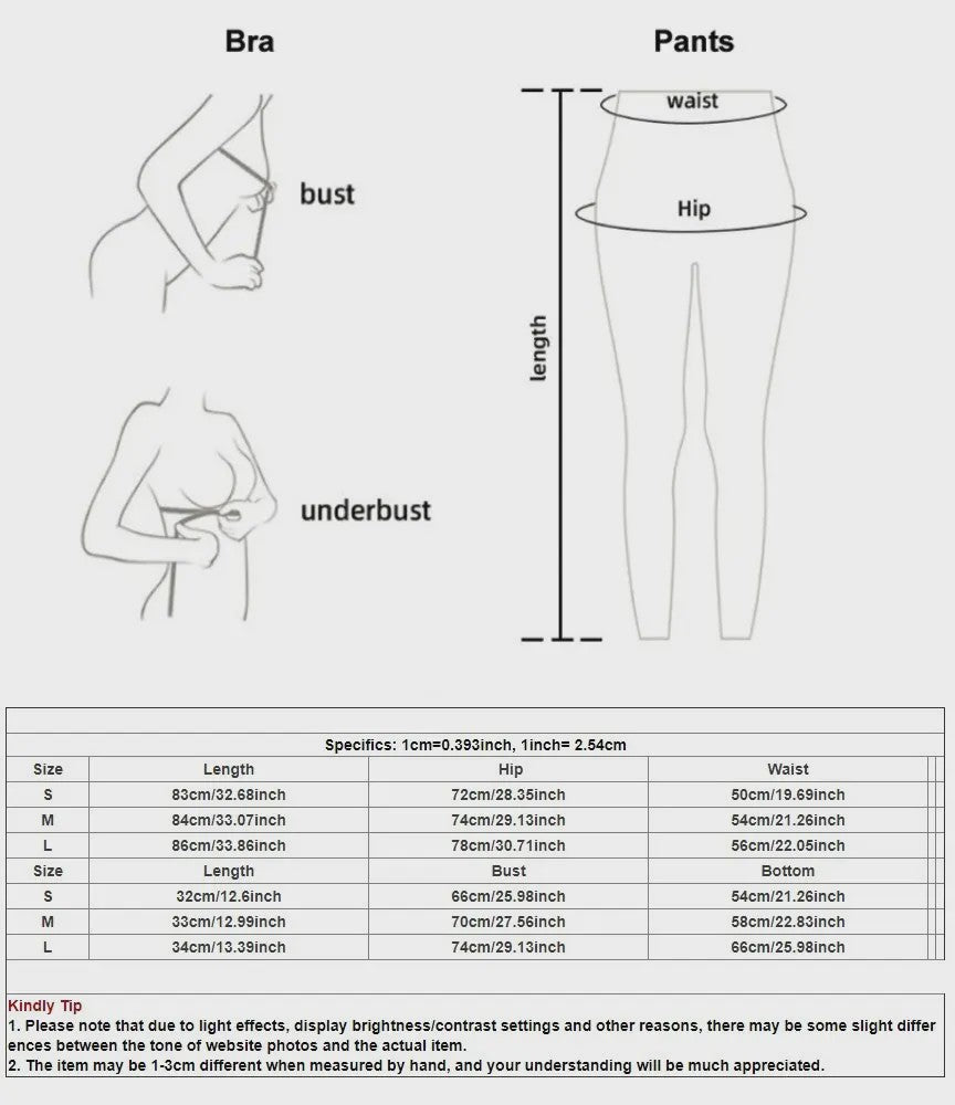 Dames Yogaset: Sportieve Legging & Sport BH Set voor Fitness en Workout