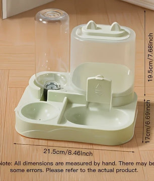 Automatische 2-in-1 Kattenvoerbak en Waterdispenser - Grote Capaciteit
