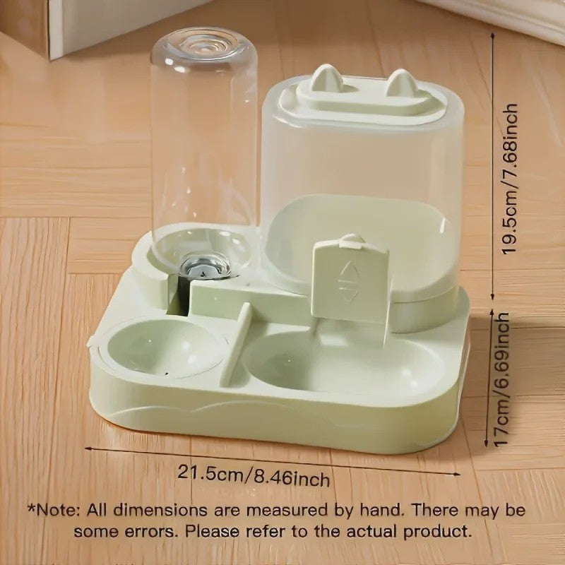 Automatische 2-in-1 Kattenvoerbak en Waterdispenser - Grote Capaciteit