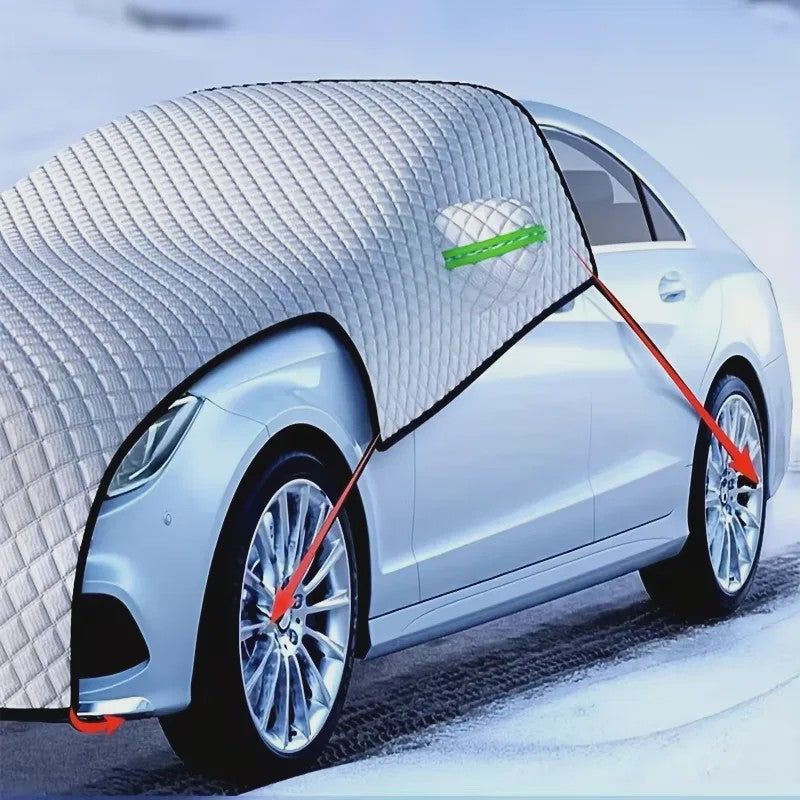 Universele Auto Sneeuwhoes - Winddicht & Waterdicht Voorruit Beschermhoes