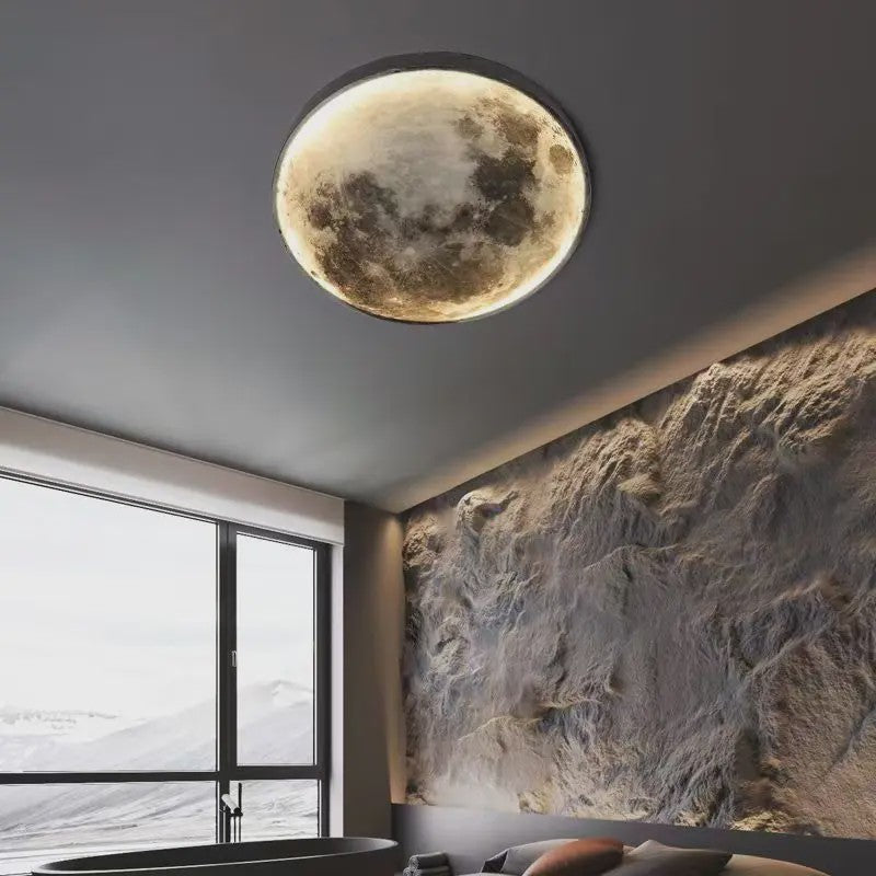 Creatieve Maan Wandlamp LED - Sfeervolle Verlichting voor Woonkamer & Slaapkamer