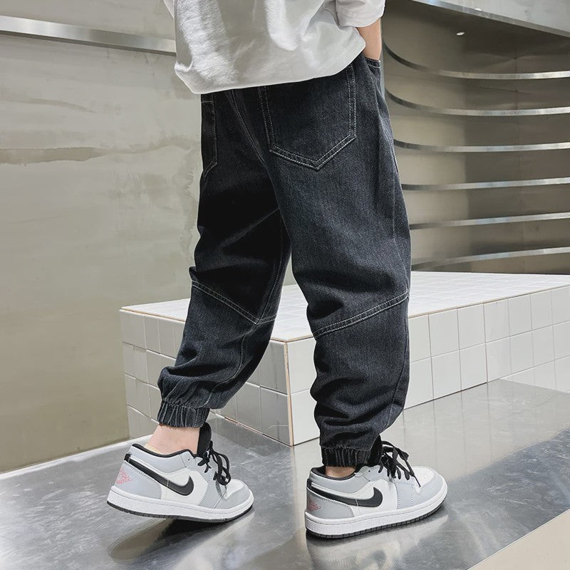Stoere Baggy Jeans voor Jongens - Comfortabele Kinder Broek voor Zomer & Casual