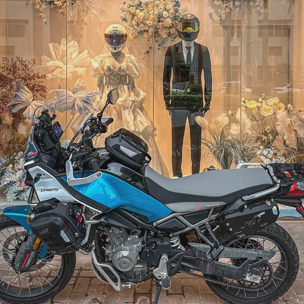 CFMOTO 450MT Quick Release Tanktas - Waterdicht, Navigatie & Uitbreidbaar