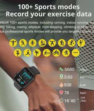 COLMI P71 Smartwatch: Bellen, Gezondheidsmonitoring & 1.9" HD Scherm