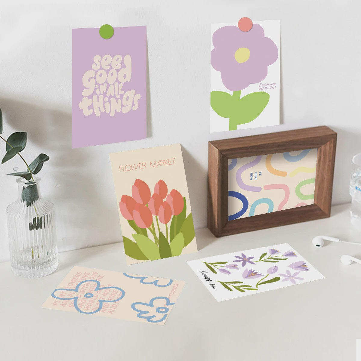 30x Esthetische Collage Posters Set - Trendy Wanddecoratie voor Meisjes & Vrouwen