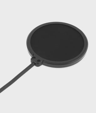 Dubbellaags Microfoon Pop Filter met Flexibele Zwanenhals voor Studio Opnames
