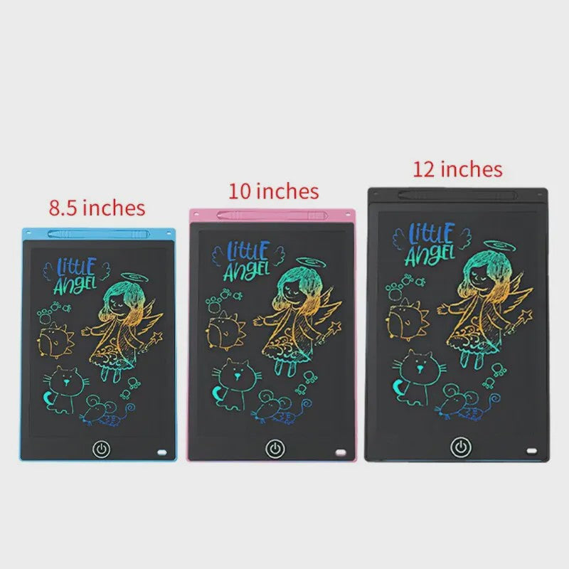 LCD Tekentablet voor Kinderen - 6.5 t/m 12 Inch, Inclusief Stift, Oplaadbaar