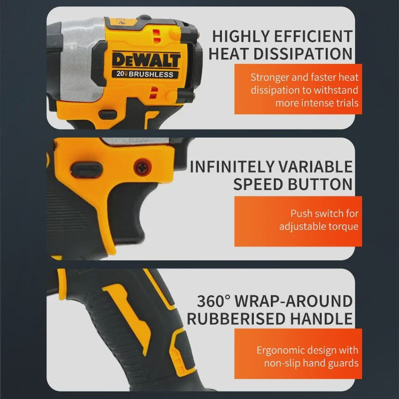 Dewalt DCF922 Accu Slagmoersleutel - Krachtige Borstelloze Motor met Variabele Snelheid