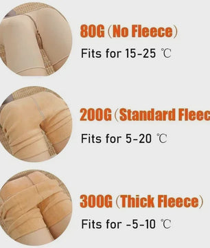 Dames Thermo Legging met Fleece Voering - Hoge Taille, Slim Fit & Extra Warm