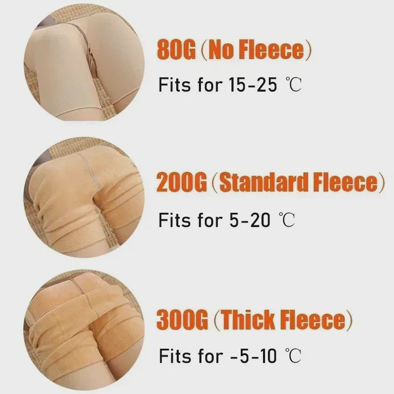 Dames Thermo Legging met Fleece Voering - Hoge Taille, Slim Fit & Extra Warm