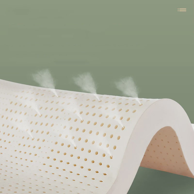 100% Natuurlijk Latex Matras Topper uit Thailand - Antibacterieel & Anti-Mijt