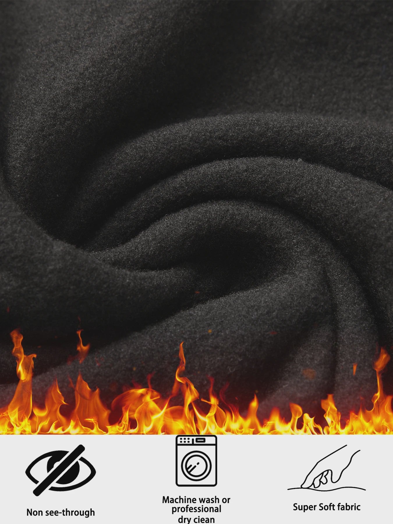 Dames Thermische Fleece Leggings met Hoge Taille - Warm & Zacht voor Yoga en Workout