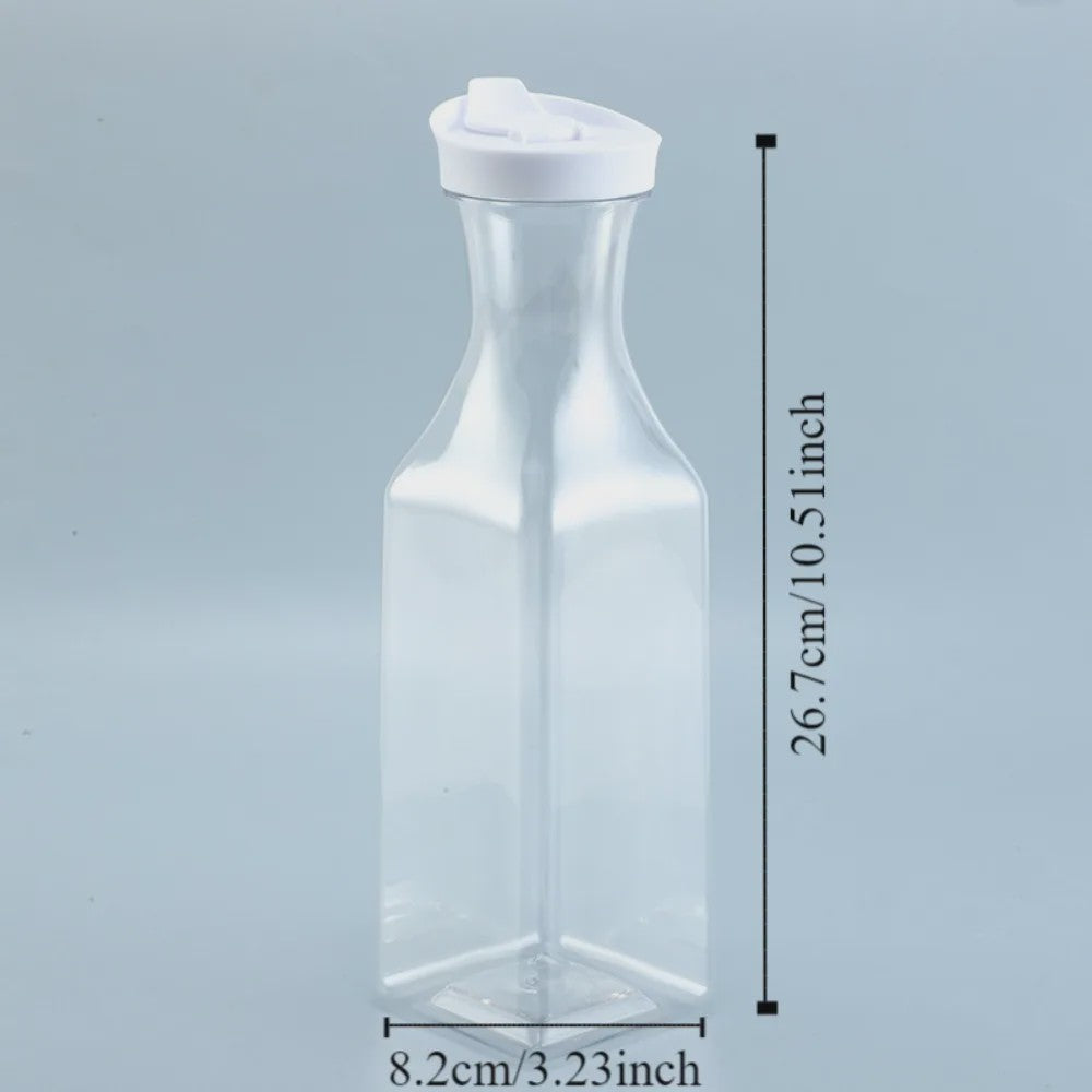 Grote Vierkante Sapkan 1000ML met Deksel - Ideaal voor de Koelkast