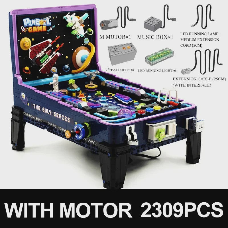 GULY 60526 Pinball Machine Bouwset - Interactief Educatief Speelgoed