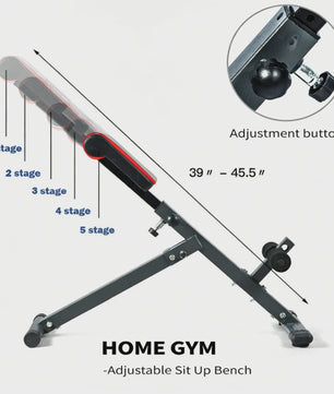 3-in-1 Multifunctionele Fitness Bank: Romeinse Stoel & Buiktrainer voor Full-Body Core Training