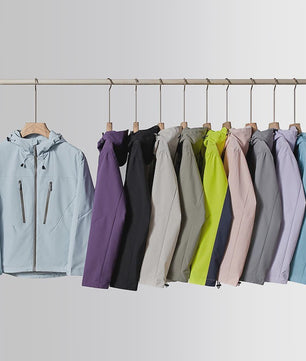 Unisex Waterdichte Outdoor Jas - Winddicht & Ademend voor Wandelen, Kamperen & Sport