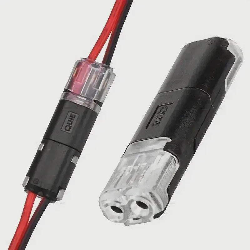 2/5/10 Stuks 2-Pin Steek Connectoren voor Laagspanning Kabels - Snel en Veilig