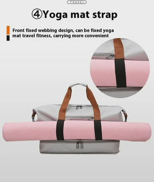 Grote Reistas Sporttas Duffle Bag - Waterafstotend, Schoenenvak, Ideaal voor Reizen & Fitness
